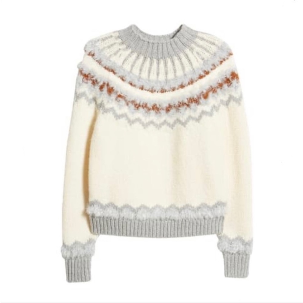 Lou & Grey Fair Isle Gorgeous Sweater Oversized Size X Large - Picture 4 of 16